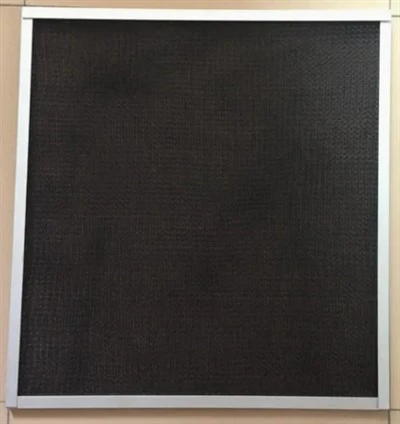 Aluminum Frame Panel Washable Metal Mesh Pre Air Filter