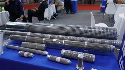 Customized Sizes 10\" 20\" 30\" 40\" Stainless Steel Pleated Filter Cartridge Oil Hydraulic Filter Fiber Filter Mesh Use