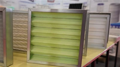 Foldable Pleated Air Filter Cardboard Frame AC Furnace Air Filter
