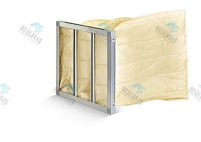HDC7/8 Series F7/F8 Bag Type Air Filter For HVAC Systems