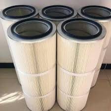 Industrial Polyester PTFE Membrane Antistatic Dust Cleaning Element Cartridge Spunbond Air Filter