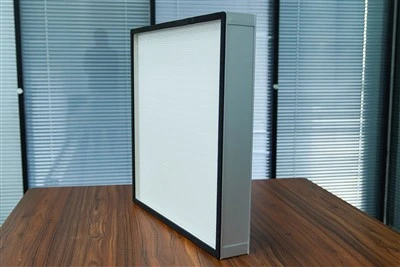 Manufacturer-Direct High-Efficiency Air Filter With Heat-Resistant Metal Mesh Housing H14 Non-Partitioned FFU High-Efficiency Filter