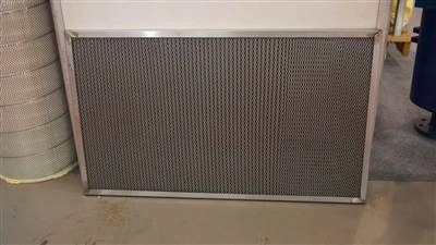 Metal Frame Wire Mesh Washable Pre Air Filter For Industrial Dust