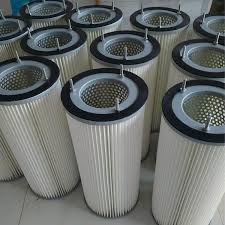 Polyester Media Air Dust Filter Cartridge For Powder Coating