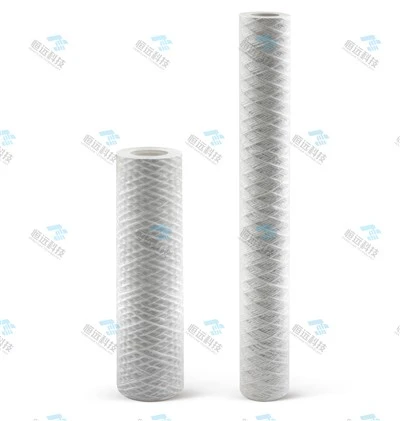 PP String Wound Sediment Water Filter Cartridges Wire-Winding Polypropylene Filter